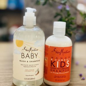 Sữa Tắm Gội Cho Bé Shea Moisture Dừa - Coconut Oil (384ml)