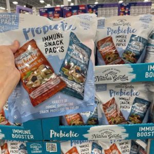 Hạt tổng hợp hữu cơ Probiotic Immune  Snack Packs Nature's Garden 24 gói  (Mega Immune Mix & Immune Booster, 34 g/gói)