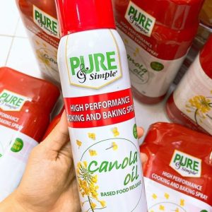 Dầu ăn kiêng không calo dầu hoa cải Pure & simple canola oil 482g