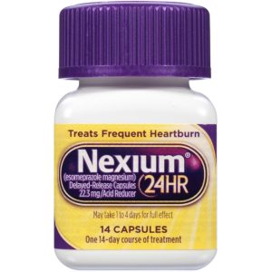 Viên uống Nexium 24hr Mỹ 14 viên - Hỗ trợ điều trị viêm loét dạ dày ợ nóng