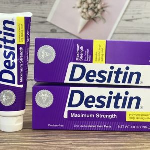 Kem Trị Hăm Tã Cho Bé Desitin Tím Maximum Strength 136g của Mỹ