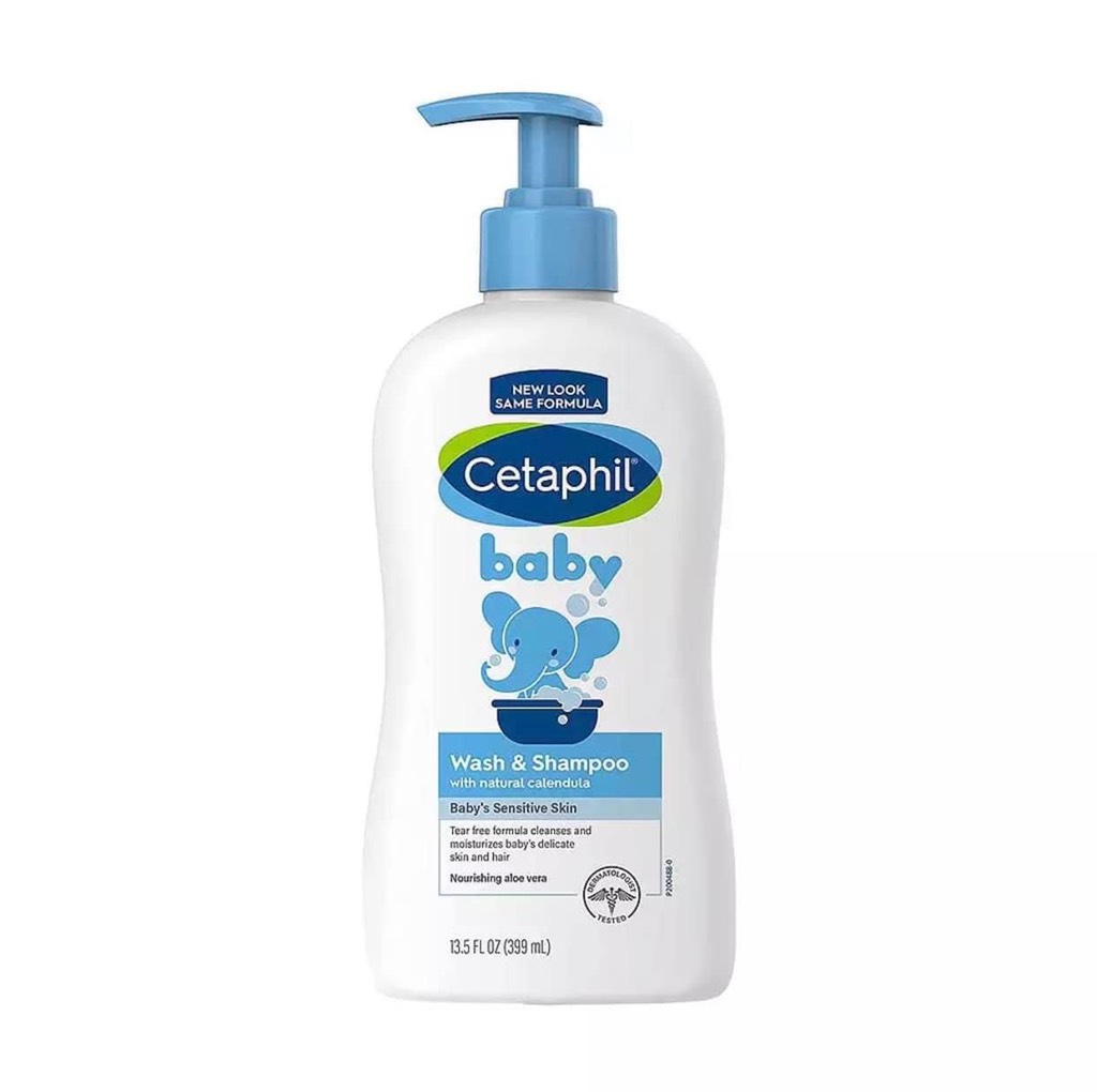 Sữa Tắm, Gội Toàn Thân cho Bé Cetaphil Baby - 399ml - Mỹ