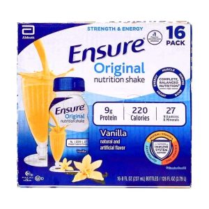 Sữa Ensure nước hương Vani Ensure Original Vanilla Mỹ 237ml Thùng 16 chai
