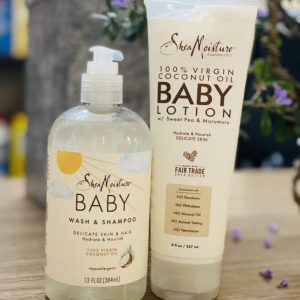 Sữa Tắm Gội Cho Bé Shea Moisture Dừa - Coconut Oil (384ml)