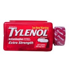 Viên uống giảm đau hạ sốt Tylenol Extra Strength 500mg của Mỹ 325 viên