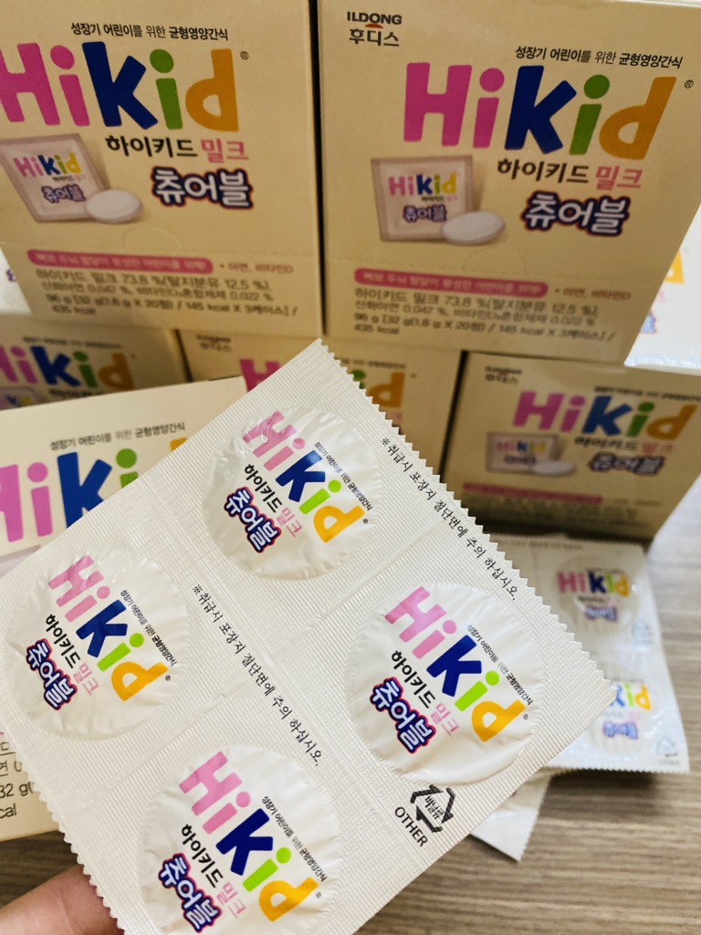 Sữa viên Hikid idong Hàn Quốc 60 viên dành cho bé trên 3 tuổi