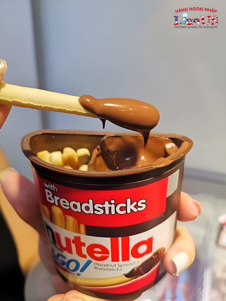 Bánh Que Chấm Sốt Chocolate Nutella And Go (Thùng Gồm 16 Hộp)