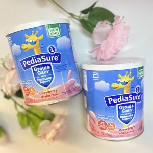 Sữa bột Pediasure Grow and Gain Shake Mix 400g vị dâu dành cho bé trên 2 tuổi (400 gr) - Mỹ
