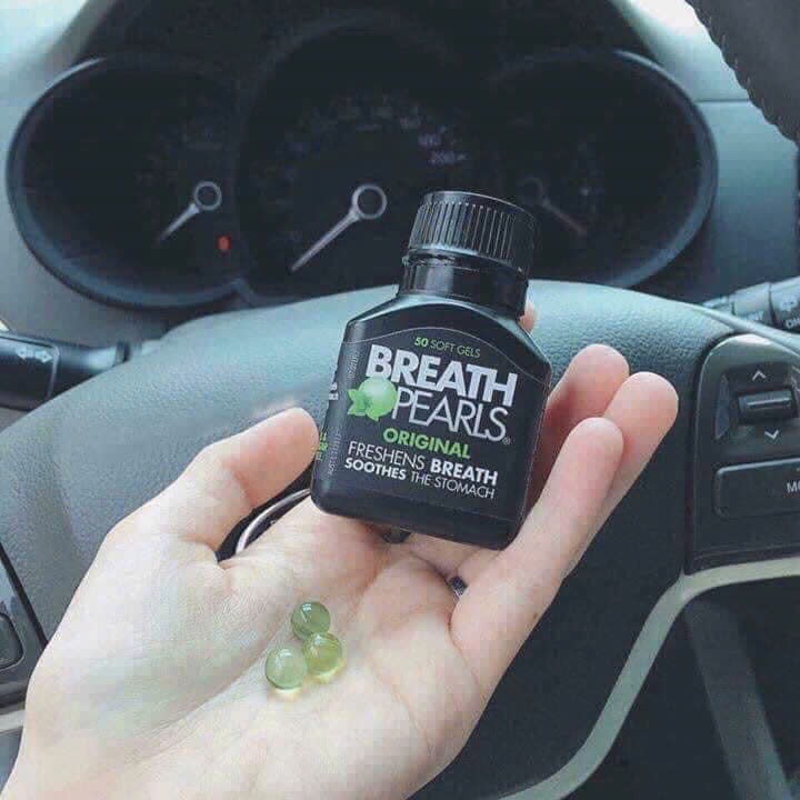 Breath pearls - viên uống hỗ trợ thơm miệng Úc, 50 viên