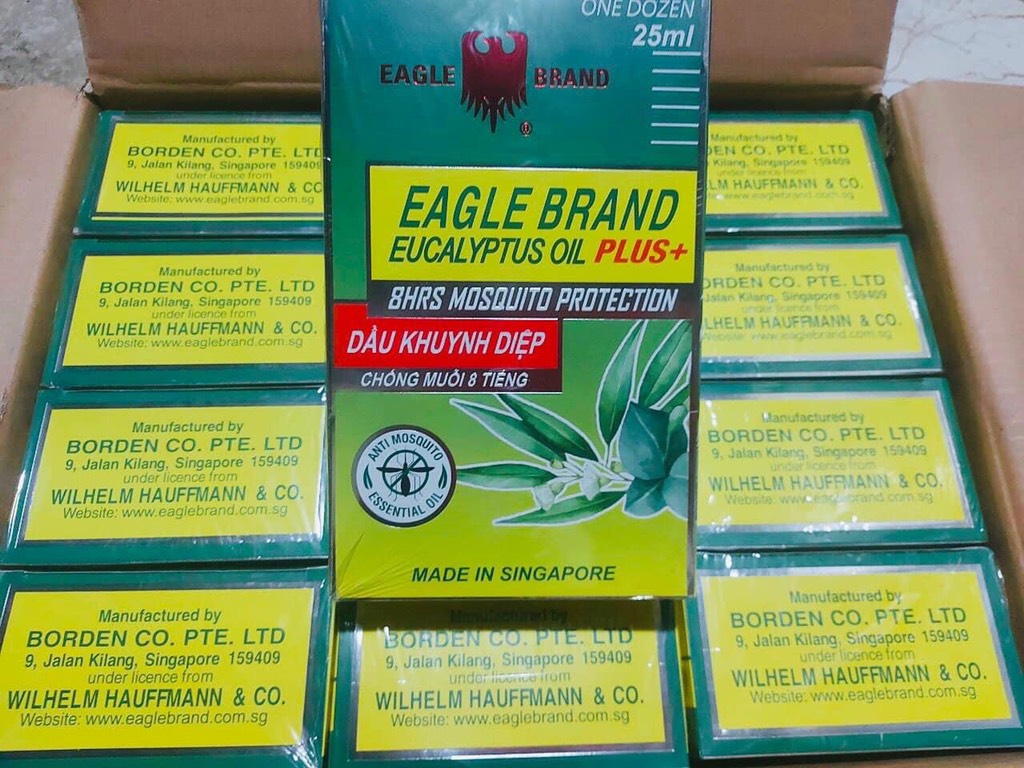 Dầu Khuynh diệp Mỹ Cho Trẻ EAGLE BRAND EUCALYPTUS OIL PLUS+ Chống muỗi 25ml