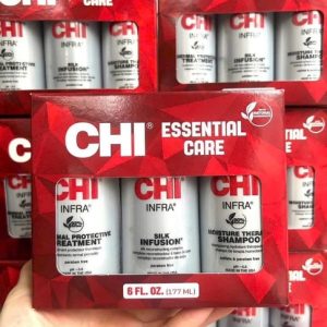 Set dầu gội xả dưỡng tóc CHI INFRA Essential Care Mỹ 177ml x 3 chai