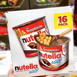 Bánh Que Chấm Sốt Chocolate Nutella And Go (Thùng Gồm 16 Hộp)