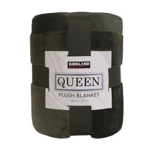 Chăn mền lông cừu Kirkland Plush Blanket Queen (248 x 233 cm)