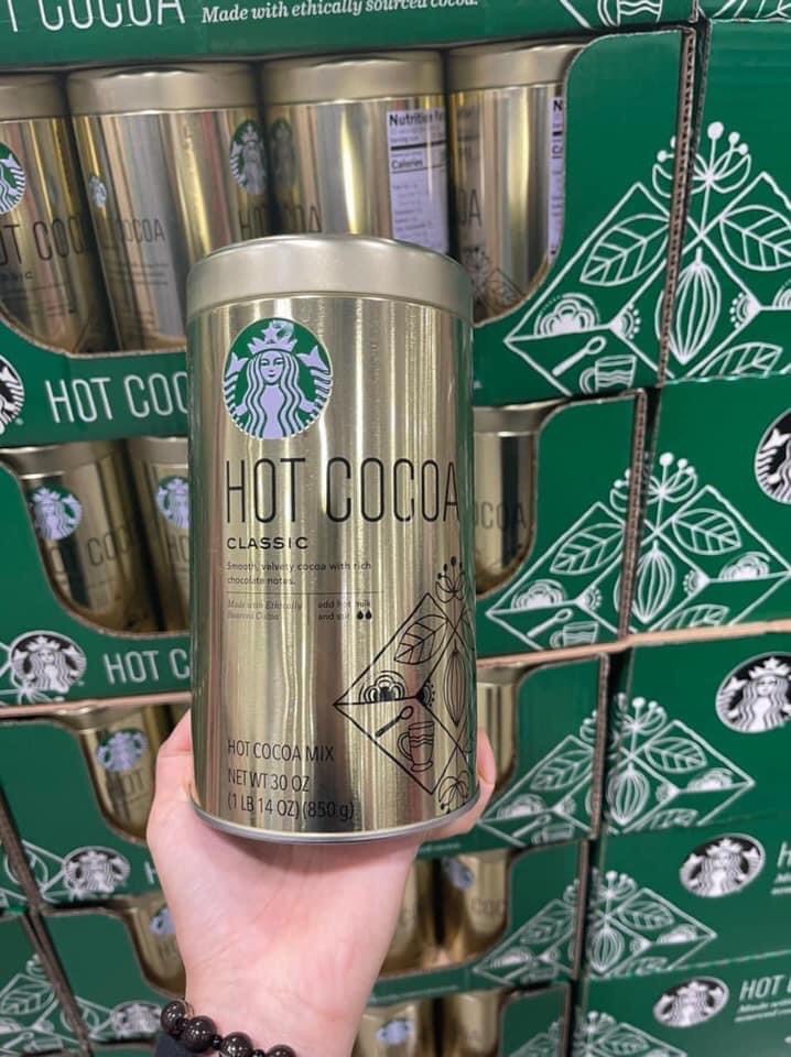 Bột cacao Starbucks Hot Cocoa Mix Classic 850g Mỹ