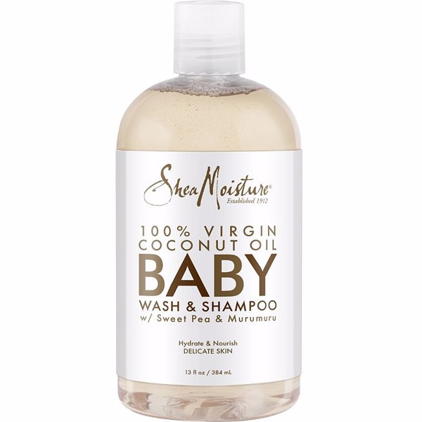Sữa Tắm Gội Cho Bé Shea Moisture Dừa - Coconut Oil (384ml)
