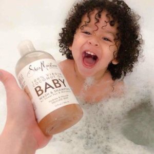 Sữa Tắm Gội Cho Bé Shea Moisture Dừa - Coconut Oil (384ml)
