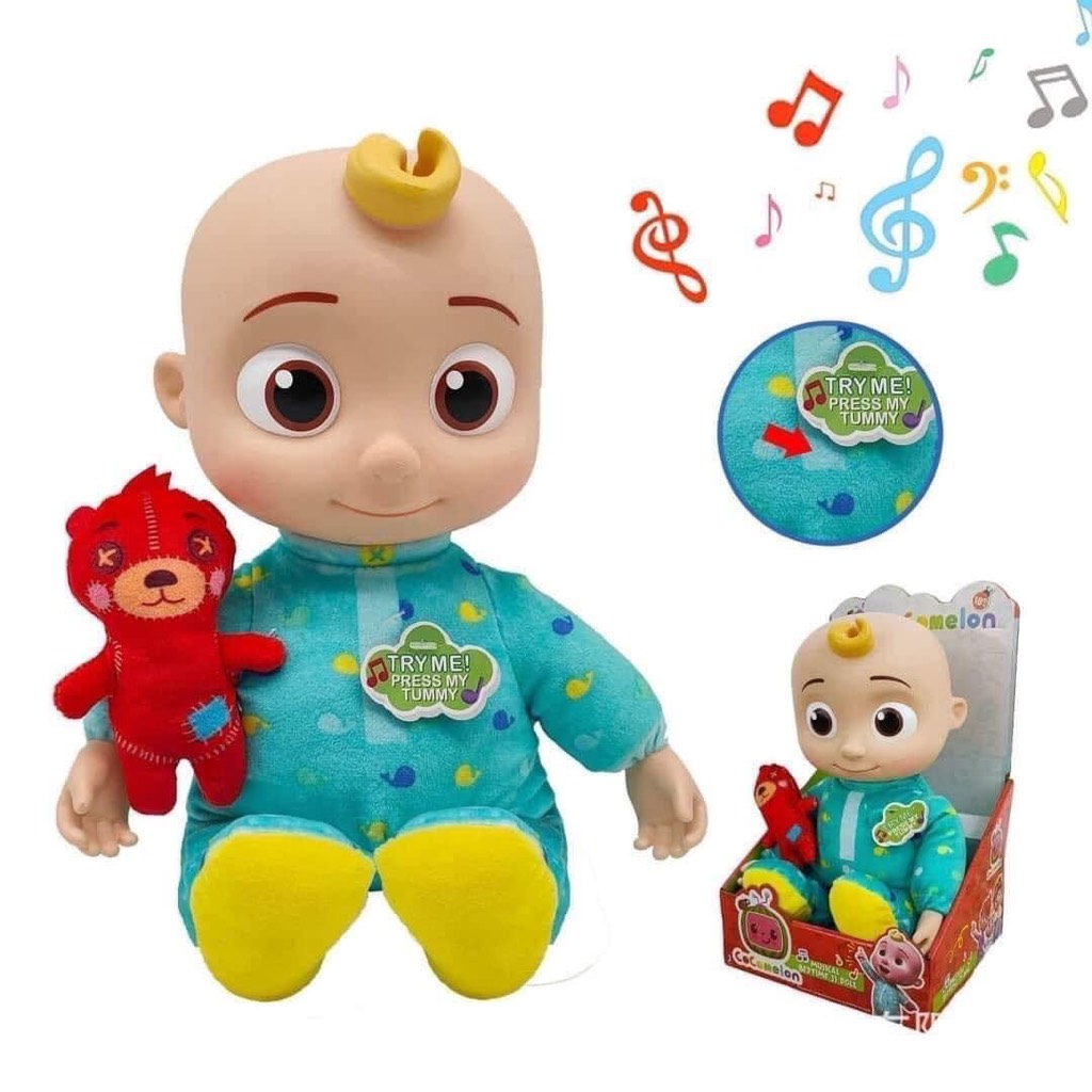 Đồ Chơi Búp Bê Có Nhạc Biết Hát Cocomelon JJ Doll Chính Hãng Chất Lượng Mỹ