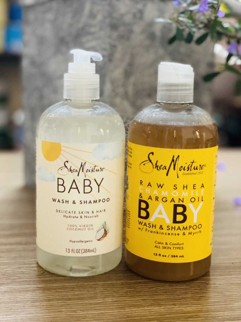 Sữa Tắm Gội Cho Bé Shea Moisture Dừa - Coconut Oil (384ml)