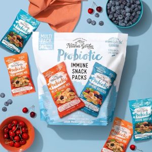 Hạt tổng hợp hữu cơ Probiotic Immune  Snack Packs Nature's Garden 24 gói  (Mega Immune Mix & Immune Booster, 34 g/gói)