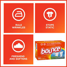 Set 2 Hộp Giấy Thơm Quần Áo Bounce 5in1 400 Tờ Của Mỹ