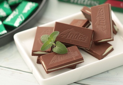 KẸO SOCOLA NHÂN BẠC HÀ ANDES MINTS, CREME DE MENTHE 240 THANH