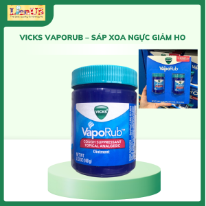 Dầu bôi ấm ngực Vicks VapoRub Cough Suppressant Ointment 100g