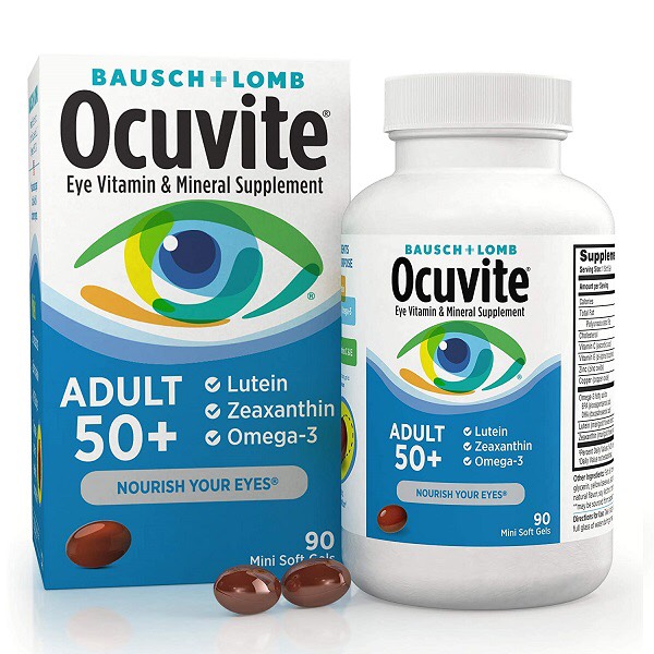 Viên Uống Bổ Mắt Ocuvite Dành Cho Người Lớn Tuổi Ocuvite Adult 50+ 150 Viên