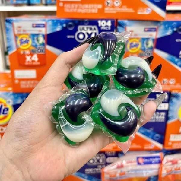 Viên giặt Tide Pods Ultra Oxi 104 viên Mỹ