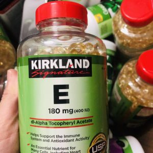 Vitamin E Thiên Nhiên 400 I.U Kirkland Signature 500 Viên Của Mỹ