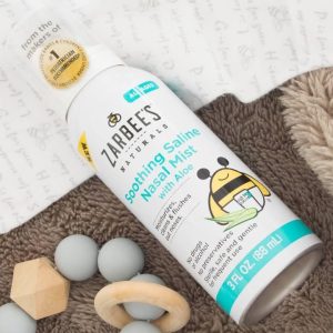 Xịt mũi Cho Bé Chiết Xuất Nha Đam Zarbee's Naturals Soothing Saline Mist with Aloe 188ml