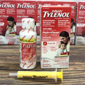 Siro Giảm Đau Hạ Sốt Cho Trẻ Sơ Sinh Infants’ Tylenol Pain Fever 60ml (0-2 tuổi) - Mỹ