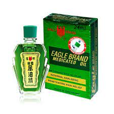 Dầu gió xanh 2 nắp Con Ó Mỹ Eagle Brand (24ml)