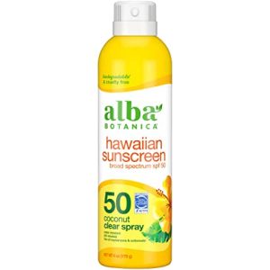 Xịt chống nắng phổ rộng Alba Botanica Hawaiian Sunscreen SPF50 Mỹ 227g