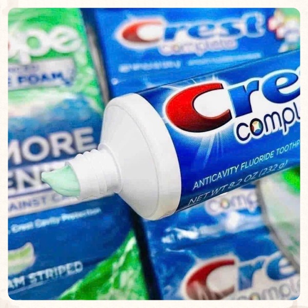 Kem Đánh Răng Crest Complete Extra Whitening Scope Advanced Active Foam 232g