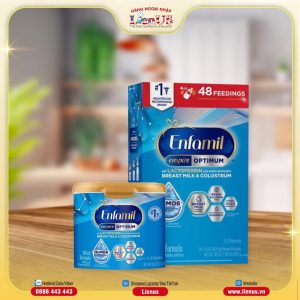 Sữa Enspire Xanh Enspire Optimum Formula cho bé 0 – 12 tháng (850gr) - hàng xách tay Mỹ