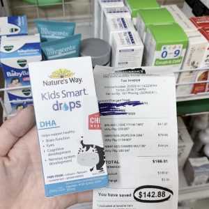 DHA Nature’s Way Kids Smart Drops DHA - Bổ sung DHA dạng giọt cho trẻ sơ sinh và trẻ nhỏ
