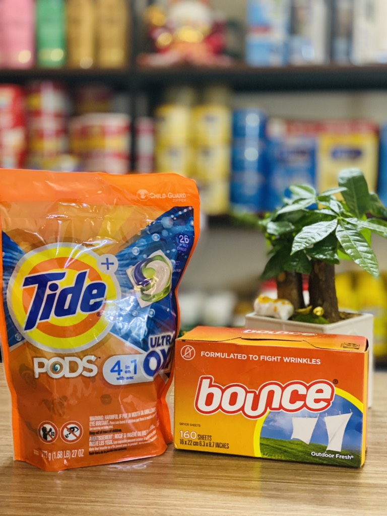 Viên giặt Tide Pods Ultra Oxi 104 viên Mỹ
