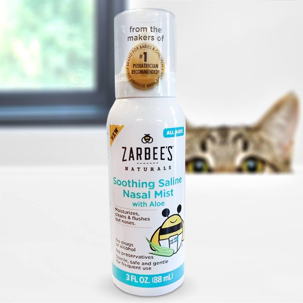 Xịt mũi Cho Bé Chiết Xuất Nha Đam Zarbee's Naturals Soothing Saline Mist with Aloe 188ml