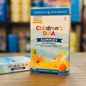 Kẹo dẻo gummies children's DHA Nordic Naturals Mỹ cho trẻ 2-6 tuổi 30 viên