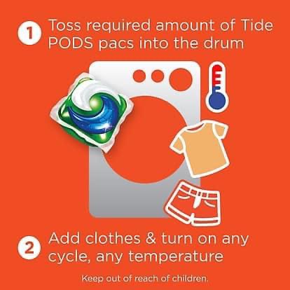 Viên giặt Tide Pods Ultra Oxi 104 viên Mỹ