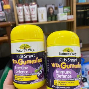 Kẹo dẻo tăng đề kháng gummy Nature's Way Kids Smart hộp 60 viên