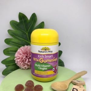 Kẹo rau củ bổ sung gummy vitamin Multivitamin Vegies Nature's Way Kids Smart hộp 60 viên