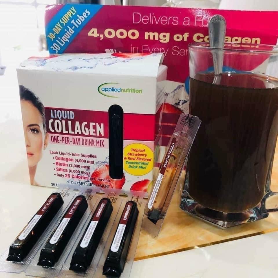 Nước Uống Đẹp Da Collagen Nước Liquid Collagen 4000mg - 30 ống - Mỹ