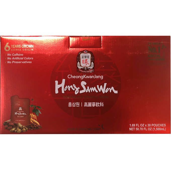 Nước hồng sâm Hong Sam Won CheongKwanJang Hàn Quốc 30 gói x 50ml