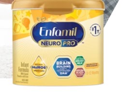 Sữa Enfamil Vàng NeuroPro cho bé 0 – 12 tháng (587gr) - Mỹ