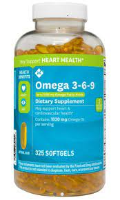 Viên Uống Omega 369 Member’s Mark Supports Heart Health Của Mỹ Hộp 325 Viên