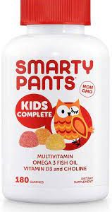 Kẹo Dẻo Con Cú Smarty Pants Vitamin Tổng Hợp + D3 + Omega 3 Giúp Trẻ Thông Minh 180 viên