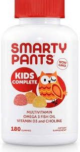 Kẹo Dẻo Con Cú Smarty Pants Vitamin Tổng Hợp + D3 + Omega 3 Giúp Trẻ Thông Minh 180 viên