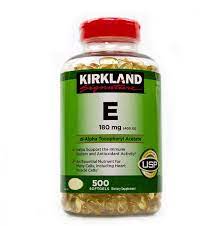 Vitamin E Thiên Nhiên 400 I.U Kirkland Signature 500 Viên Của Mỹ