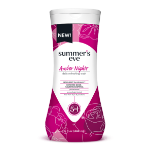 Dung dịch vệ sinh phụ nữ AMBER NIGHTS SUMMER’S EVE  (444ml)  Màu Hồng